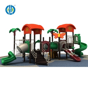 Bahçe kamu eğitim alanları-eğlence parkı plastik slayt açık oyun alanı ekipmanları - Product Image 1