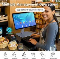 Computadora de Escritorio Todo en Uno de 15.6 Pulgadas con Pantalla Táctil, Panel PC Industrial Android 12 RK3399, 4 GB de RAM/64 GB de ROM, Fabricada en China
