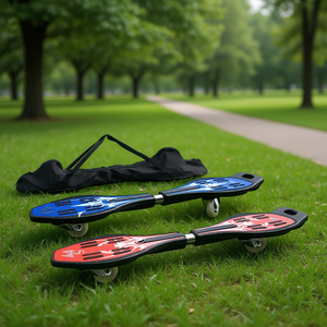 Tabla de Equilibrio de 2 Ruedas Snakeboard Fun con Bolsa de Transporte para Recreación al Aire Libre - Product Image 3