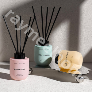 ตัวกระจายกลิ่นกกสำหรับตกแต่งบ้านปราศจากแอลกอฮอล์ทำจากแก้วขนาด150มล. มีอายุยืนยาว<span class=keywords><strong>3</strong></span>เดือน - Product Image 2