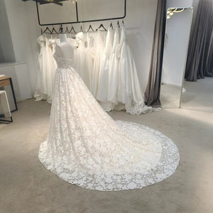 Vestido de Novia Lsam21, Vestido de Novia con Falda, Top Corsé, Bordado de Encaje con Cuentas, Vestido Elegante para Boda Jancember - Product Image 6