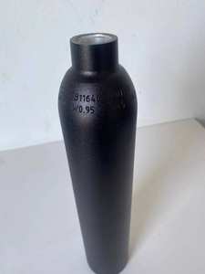 Venta caliente 0.95L <span class=keywords><strong>Soda</strong></span> Cilindro Co2 Botella Tanque <span class=keywords><strong>Soda</strong></span> Botella de agua Aluminio Co2 Cilindro - Product Image 2