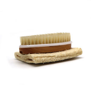 कठोर लकड़ी के गीले और सूखे लकड़ी के शरीर को नरम मालिश नोड्यूल के साथ बाहर निकालने वाले ब्रश - Product Image 2