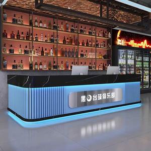 Comptoir de magasin minimaliste moderne, compact, pour boutique de vêtements pour femmes, caisse enregistreuse, <span class=keywords><strong>salon</strong></span> de beauté, petit comptoir laqué - Product Image 1