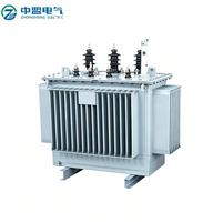 Transformateur d'huile triphasé 50 kVA 400 kVA 630 kVA, transformateur de distribution électrique, refroidissement ONAN/ONAF, enroulement cuivre/aluminium