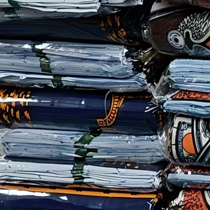 Tessuto 100% Cotone Morbido Autentico Grand African Wax Print, Vera Stoffa <span class=keywords><strong>Olandese</strong></span> Ankara Wax per Cucito - Product Image 4
