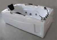 Baignoire en acrylique avec hydromassage et repose-tête, 1700 mm, SSWW