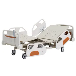 Equipo de hospital camas hospitalarias 5 funciones Enfermería Médica cama eléctrica cama de hospital precios eléctricos con colchón