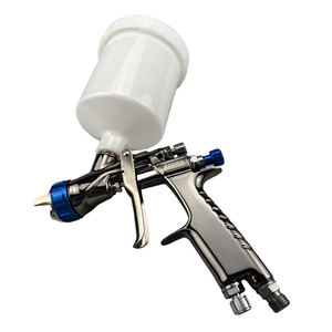 Premium in acciaio inox 1.3mm HVLP auto pistola a spruzzo d'aria 600ml gravità tazza di alimentazione OEM personalizzabile per atomizzazione Fine uniforme - Product Image 3