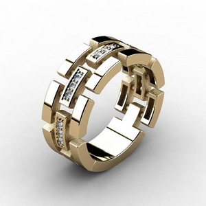 Anello Unisex Stile Punk, Gioiello di Moda Scintillante, Vendita all'Ingrosso - Product Image 1