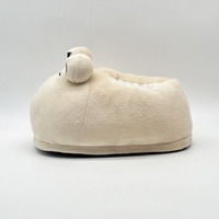 Nouveauté Pantoufles en peluche douce unisexes Pou Alien pour adultes Chaussures super douces pour la maison avec rembourrage en coton PP