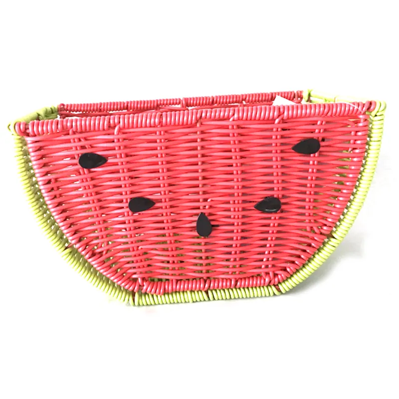 Vintage Style Custom ized New Design Wassermelone Handmade Rattan Obst gewebte Aufbewahrung skorb für die Küche