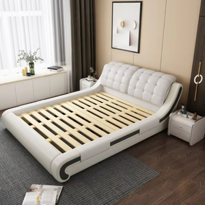 Vente en gros d'usine, grand cadre de <span class=keywords><strong>lit</strong></span> <span class=keywords><strong>king</strong></span> <span class=keywords><strong>size</strong></span> de 1,8 m pour chambre à coucher, ensemble de literie de luxe, <span class=keywords><strong>lit</strong></span> double - Product Image 5