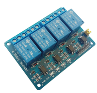 Módulo de Relé de 4 Canales FYX Stock 5V con Optoacoplador Aislado, Placa de Relé PLC de 4 Vías, Módulo de Control Industrial