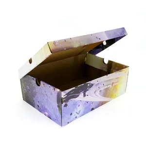 Shoebox Packaging Corrugated Paper Sneaker Star Shoe Box For Dress