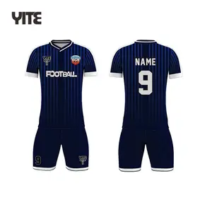 Jersey sepakbola kustom untuk tim dan klub warna penuh Asia grosir seragam sepak bola 2023 anak-anak