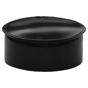 Tappo per Tubo Forno in Ceramica Nera 100 mm. - Product Image 1