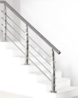 Rampe de Corridor Contemporaine en Acier Inoxydable 304, Plateforme de Protection pour Balustrade d'Escalier, Idéale pour Hôtels, Balcons et Piscines