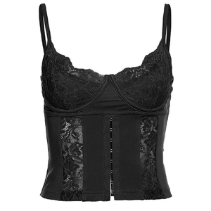 Sexy Summer Lace <b>Spaghetti</b> <b>Straps</b> Sweetheart Bust Going Out Corset Crop Tops for Women Fashion - Product Image 6