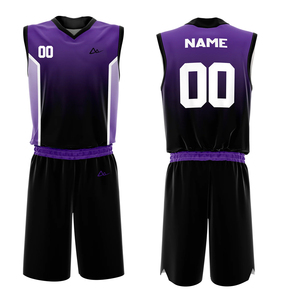 Uniforme de Baloncesto de Última Moda y Alta Calidad, Ropa Deportiva, Uniforme de Baloncesto Juvenil Personalizado para Exteriores - Product Image 1