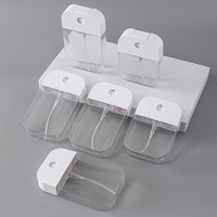 Meistverkaufte Mini Weiße 35ml 50ml Plastik-Raumspray-Flasche Taschen-Parfüm Reise-Handdesinfektionsmittel Alkohol für Kreditkarten-Flasche