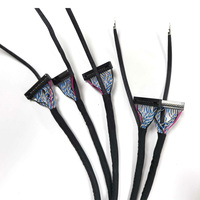 Kabel LVDS Fleksibel LCD 20Pin 30Pin 40Pin 51Pin yang Dikustomisasi Pabrik, Kabel Pasangan Terpilin LVDS FI-X30H FI-X51H