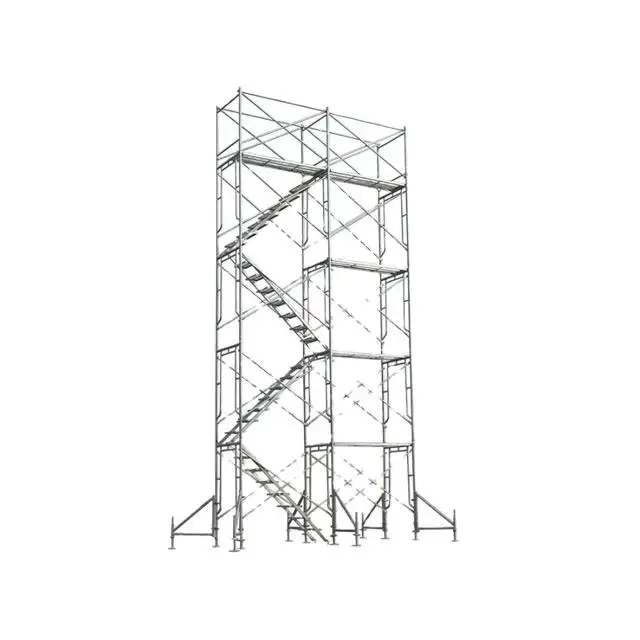high grade construction steel scaffolding platform galvanized h frame steel scaffolding