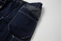 Traje de Trabajo Multibolsillos Resistente, con Bloques de Color, Refuerzos en Codos y Rodillas, Ropa de Trabajo Industrial para Fábrica, Bordado con Logotipo Personalizado