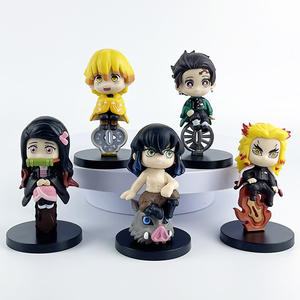 Set de 5 Figuras de Acción de Anime, Personajes de Dibujos Animados Japoneses, Colección de Modelos de <span class=keywords><strong>Manga</strong></span>, Decoración, Mini Figuras de Acción de Plástico - Product Image 1