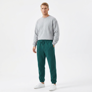 Pantalones Deportivos para Hombre, 100% Algodón, de Fabricante Directo, con Cordones, Casuales, de Peso Medio, Transpirables, Ecológicos, de Secado Rápido, para Entrenamiento Deportivo - Product Image 1