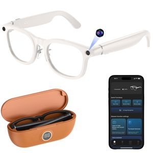 Lunettes intelligentes IA 2026 avec étui de chargement 3600 mAh, 8 Mpx, prise de photos et vidéos, verres optiques à changement de couleur pour hommes - Product Image 4