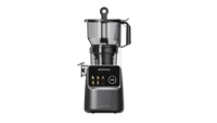 Extracteur de jus commercial électrique 6,1 pouces à pression à froid pour oranges, fruits et légumes – Machine à jus à mastication lente