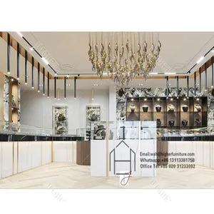 High-End Jewell ery Showcase Möbel LED-Licht für Schmuck Showcase Schmuck Display für Jewelry Shop Design Jewel Showroom