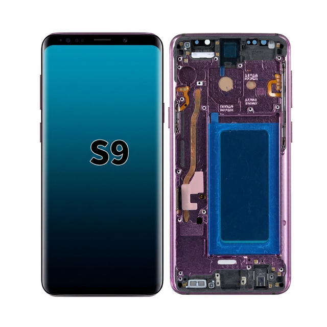 Wholesale mobile phone lcd for samsung S9 OLED Screen Set with Frame 6.6" Display lcd replacement