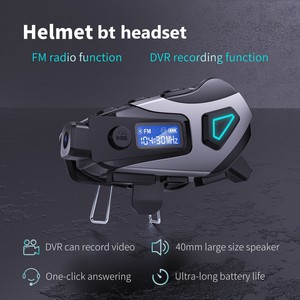 NEEXXT K10 Headset Sem Fio Motocicleta Capacete <span class=keywords><strong>Intercom</strong></span> Headphone Impermeável Redução de Ruído Fones De Ouvido Maior Bateria Microfone - Product Image 2