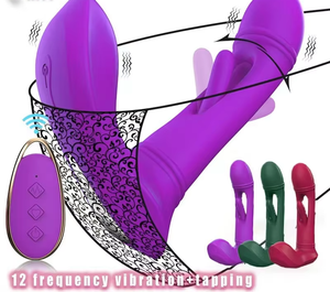 12 Tipi di Dispositivo Vibrante per Punto G e Clitoride, Telecomandato, Ricaricabile USB, Indossabile sotto l'Intimo Femminile - Product Image 4