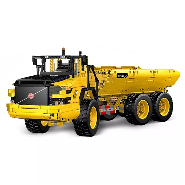 Wholesale Auto Dump Truck Toy Block Kit Lets Smartphone App Remote Control Construction Truck Toy RC Toy