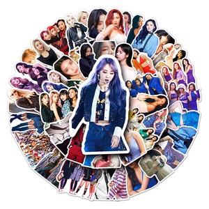 50 Uds. Venta directa de fábrica, pegatinas decorativas de estrellas de alta calidad, pegatina coreana Kpop Girl Group <span class=keywords><strong>Mamamoo</strong></span> - Product Image 5