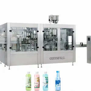 Hot selling automatic fruit juice mineral water filling machine pure water production line