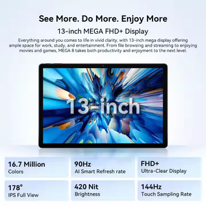 Blackview Mega 8 13 "Android 15 máy tính bảng 12GB + 256GB 11000mAh 50MP máy ảnh màn hình lớn máy tính bảng - Product Image 3