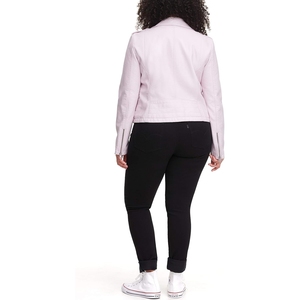 Veste en cuir véritable originale pour femmes, veste en cuir d'agneau classique et tendance, véritable peau de mouton - Product Image 2