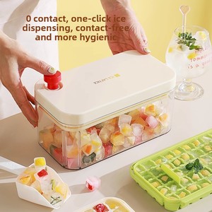 Molde para Cubitos de Hielo Flexible, de Grado Alimenticio, Gran Capacidad, Congelación Rápida, Fácil de Desmoldar, Diseño Atractivo - Product Image 1