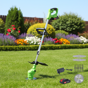 Outil de jardinage de qualité industrielle, débroussailleuse électrique sans fil <span class=keywords><strong>rechargeable</strong></span> à batterie lithium, moteur à balais, 3.0Ah - Product Image 5