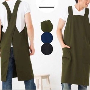 ผ้ากันเปื้อนช่างทำผมทรง H แบบต่างๆ สีสันหลากหลาย ปรับแต่งโลโก้ได้ ผ้าฝ้ายผสมลินิน สำหรับทำอาหาร <span class=keywords><strong>ตัดผม</strong></span> - Product Image 4