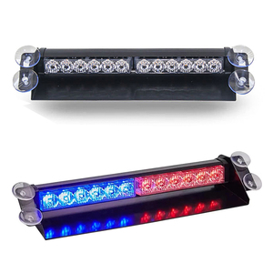Luces Estroboscópicas de Emergencia de 12 LED para Tablero, Color Ámbar y Rojo, Advertencia de Seguridad, Luces de Peligro para Interior, Parabrisas, Barra de Luces de Advertencia de Tráfico con Interruptor - Product Image 5