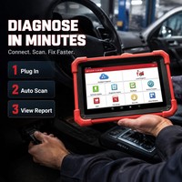 Escáner OBD2 X431 CRP919X BT, Herramienta de Diagnóstico Bidireccional, Codificación ECU, Sistema Completo CANFD DOIP, Bluetooth Inalámbrico, 35 Reinicios