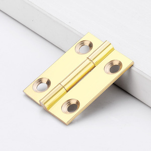 Thiết Kế Hiện Đại Tất Cả Các Đồng Cửa Mini Bản Lề Dày Đồng Nguyên Chất Bản Lề Nhỏ Cho Hộp Đồ Trang Sức Gấp 1.5 2 2.5 Inch Brass Bản Lề - Product Image 3