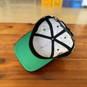 Gorra de Béisbol Personalizada de 5 Paneles en Tela de Rizo de Dos Tonos con Cierre de Hebilla, Patrones de Camuflaje, Argyle y Frutas, Unisex para Adultos - Product Image 3