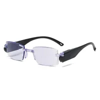 Óculos inteligente com zoom grande, lente de aumento visual de 1,6x vezes com luz para idosos