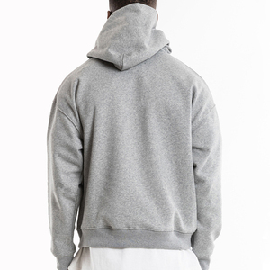 Sudadera Deportiva Holgada sin Cordones para Hombre, con Logotipo Personalizado, de Algodón Grueso, con Hombros Caídos, en Oferta - Product Image 3
